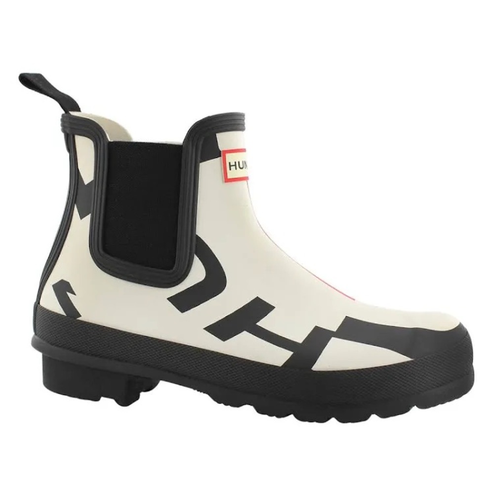 Hunter Exploded Logo Ankle Rainboots